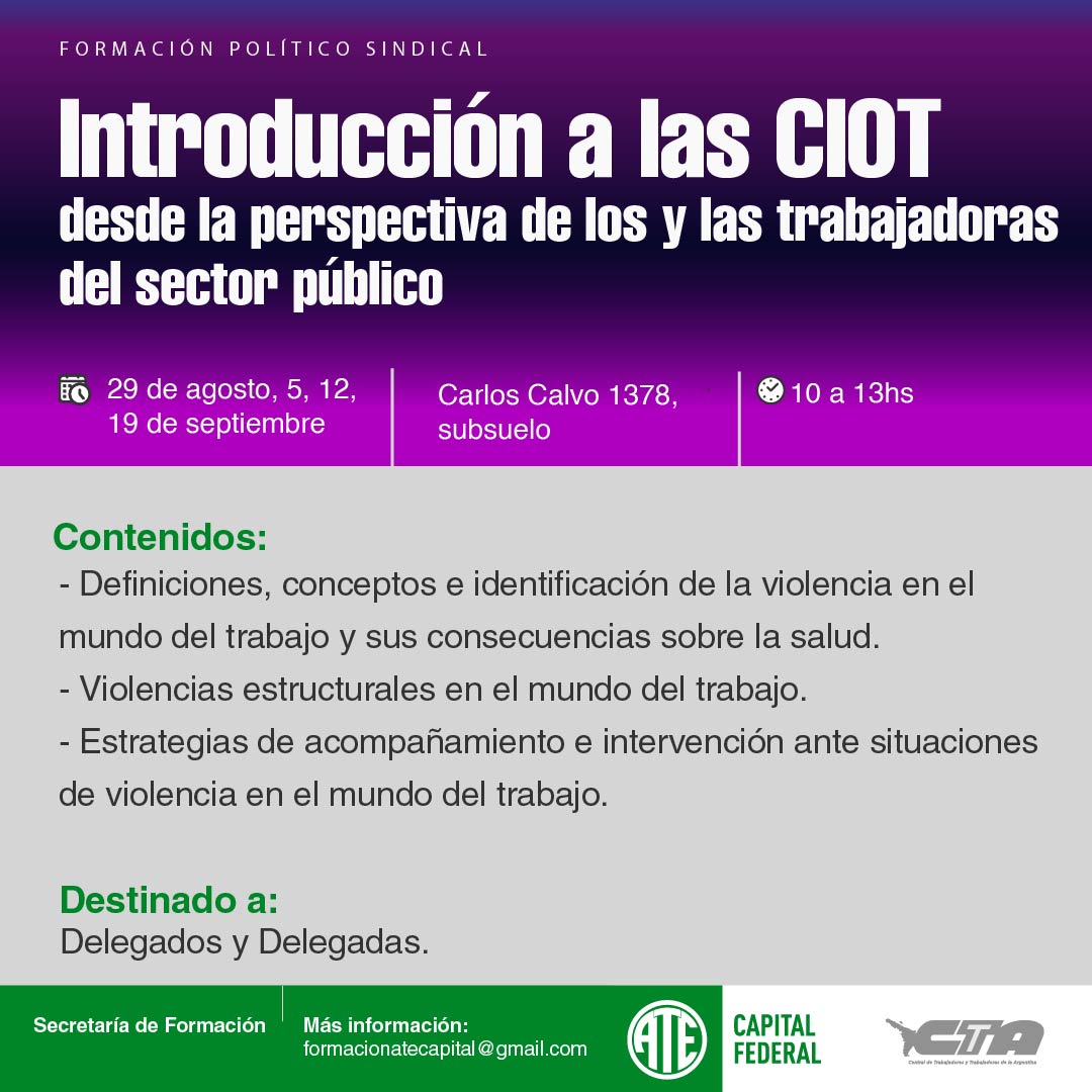 flyer ciot